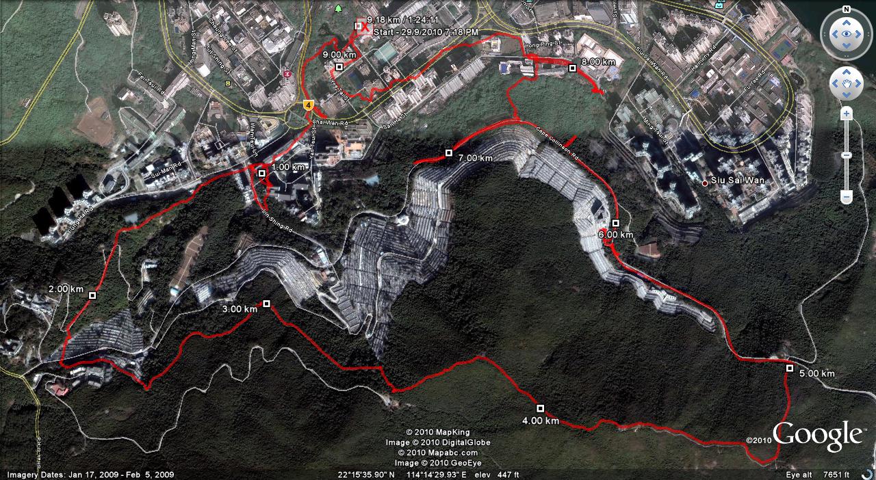 Chai Wan 100929 9.18km 84mins