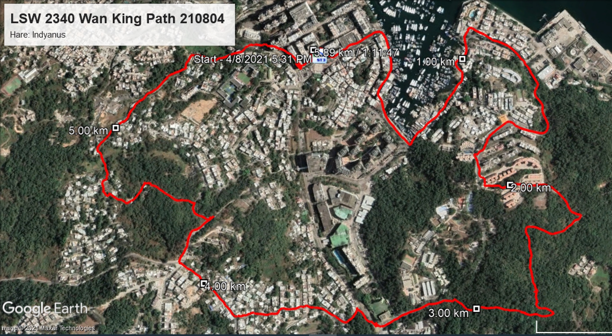 Wan King Path 210804 5.89km