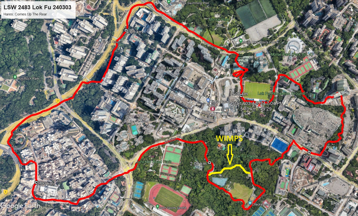 Lok Fu 240303 5.10km