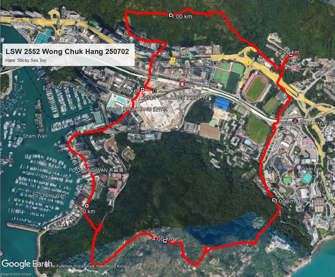 Wong Chuk Hang 250702 6.08km