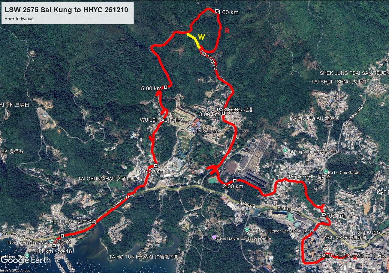 Sai Kung to HHYC 251210 7.11km